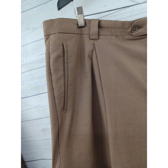 Earvin Magic Johnson Signature Brown Houndstooth Suit Sz 50XL Pants 44XLx34 - Picture 10 of 14